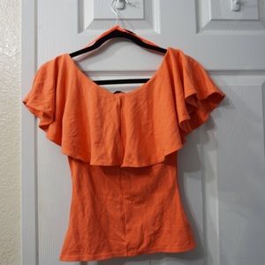 Unique Vintage Off Shoulder Frenchie Top